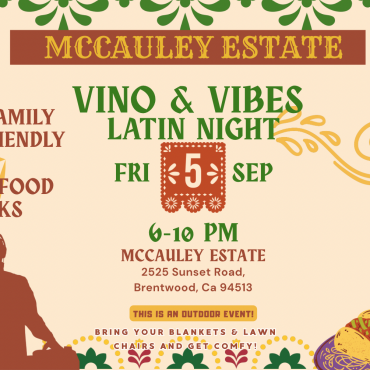 Vino & Vibes Summer Series: Latin Night